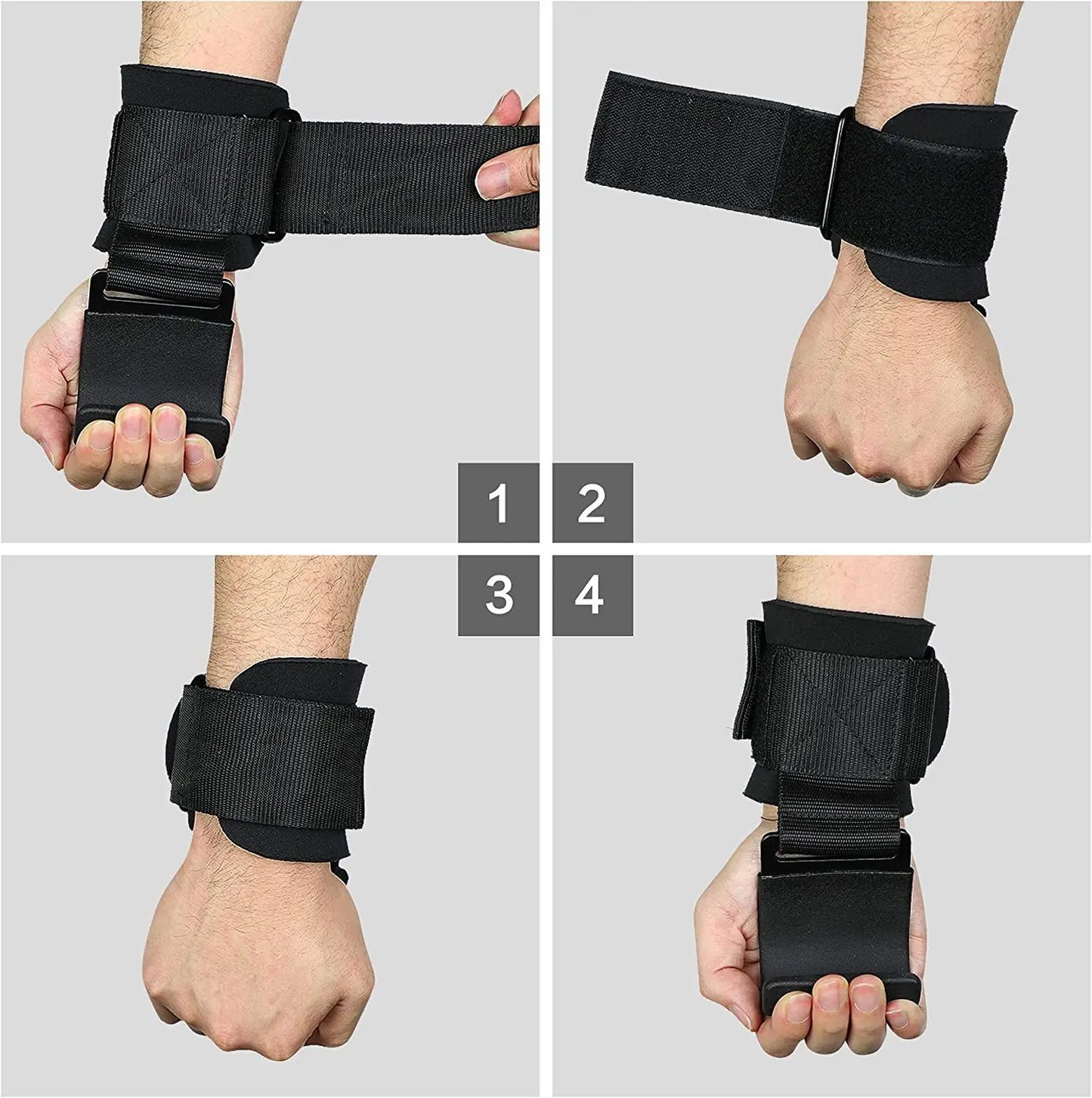 Heavy-Duty Wrist Straps for Weightlifting