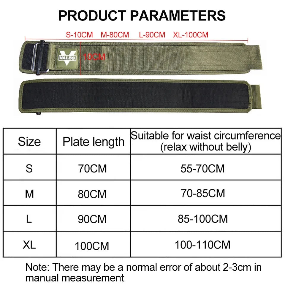 Quick-Locking Belt for Weightlifting