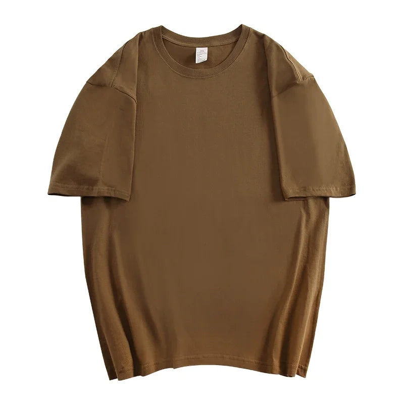 Cotton T-shirt Loose Short-sleeved