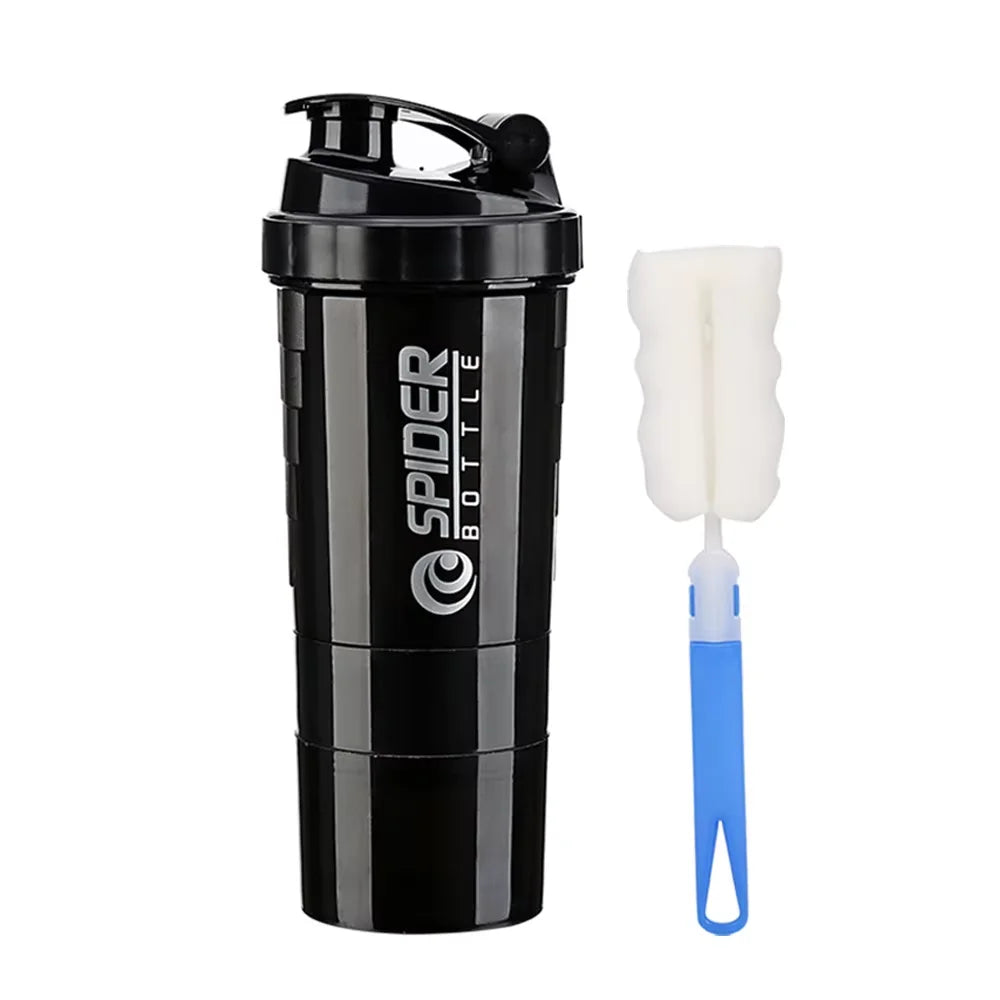 3 Layers Shaker Bottle