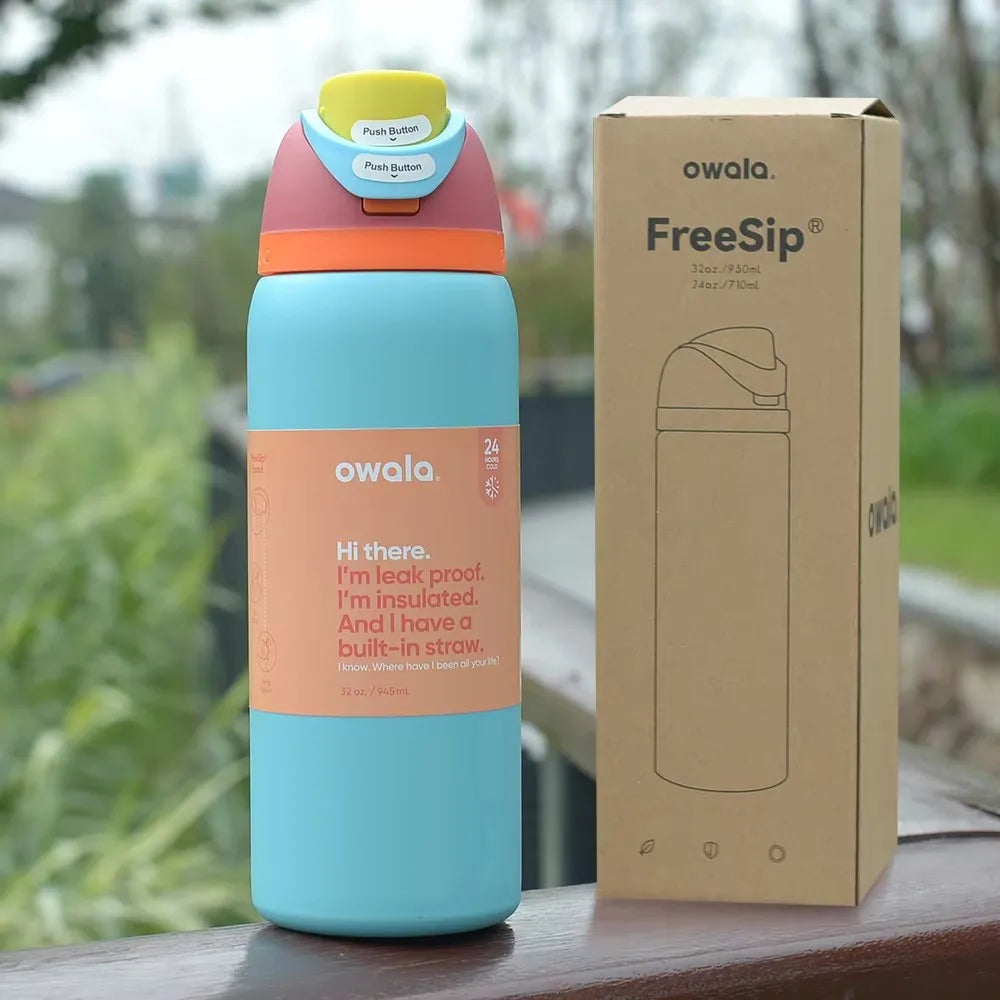 OWALA Stainless Steel Leak-Proof Bottle