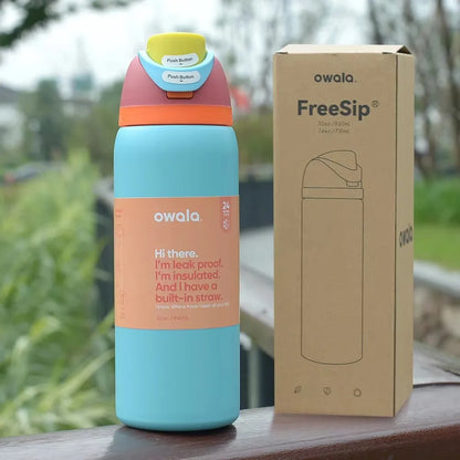 OWALA Stainless Steel Leak-Proof Bottle