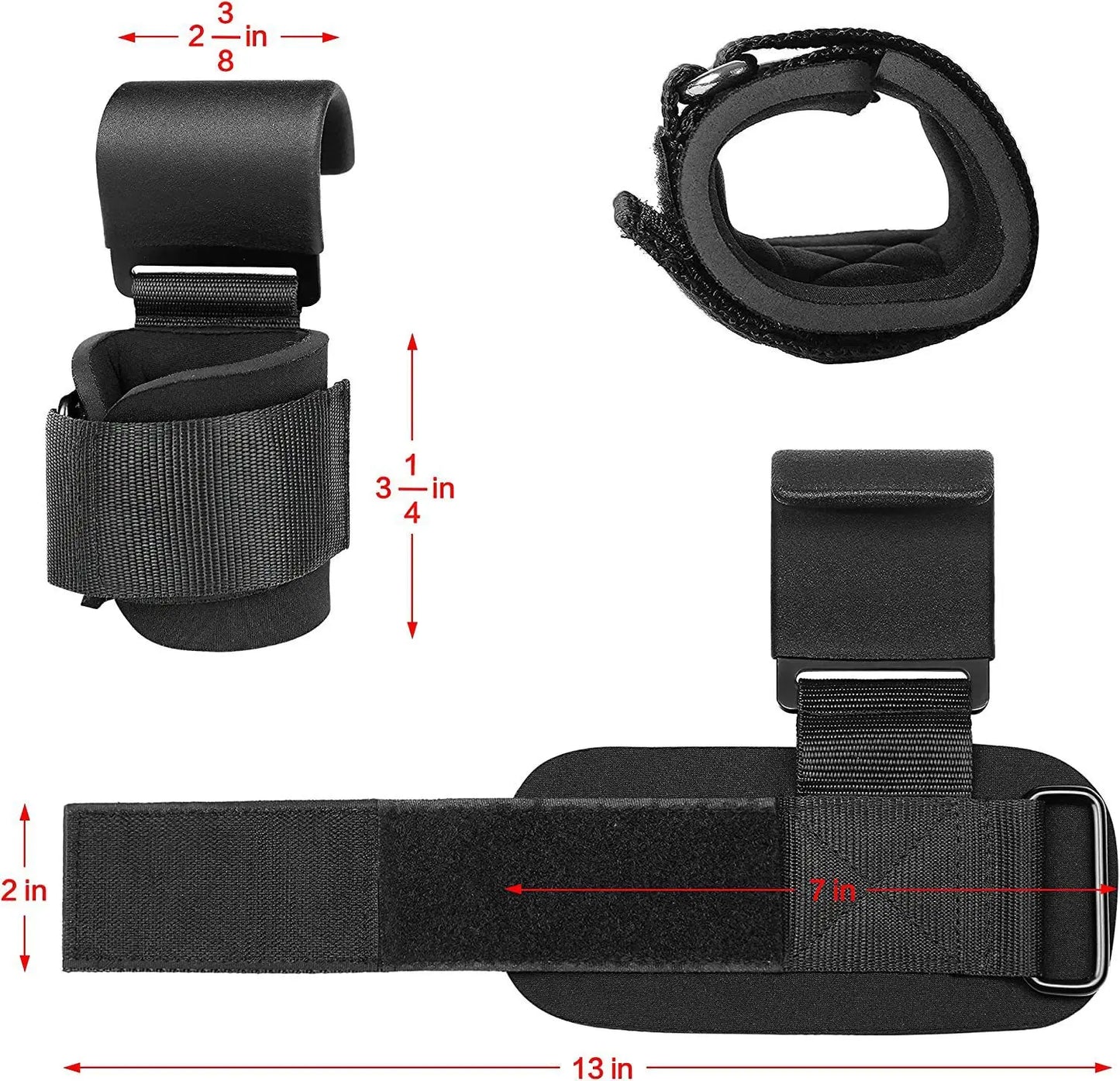Heavy-Duty Wrist Straps for Weightlifting